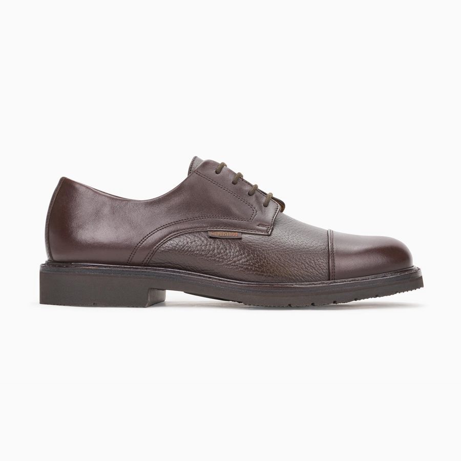 Mephisto MELCHIOR Bőr Férfi Loafers - Sötét Barna, HU-20515